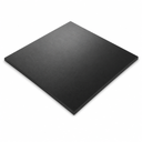 Black nylon sheet, angled studio shot on a white background