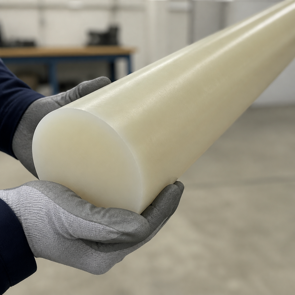 Nylon 6.6 Natural Rod