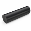 Black nylon rod, angled studio shot on a white background