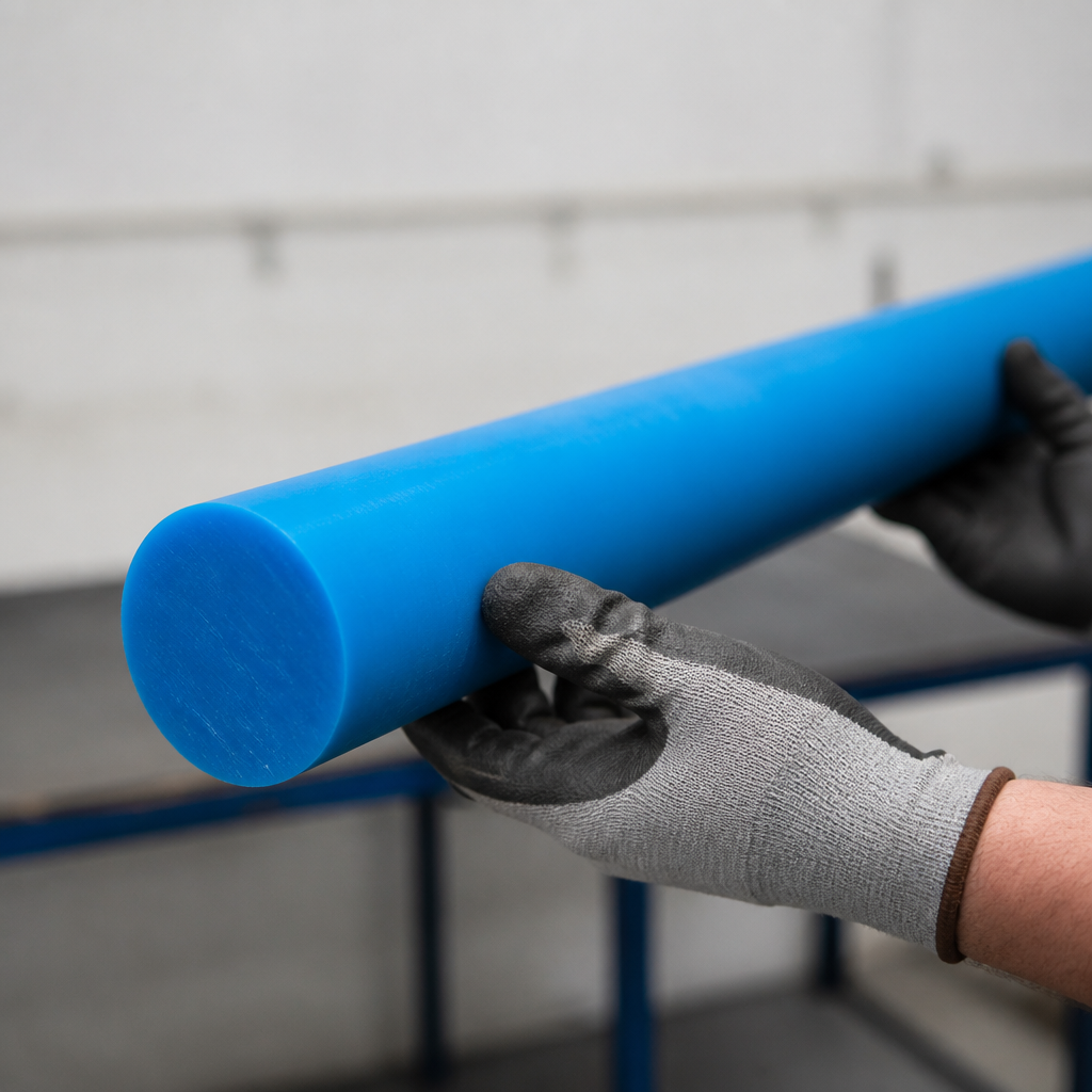 Nylon 6 Blue Rod