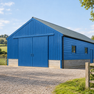 Mid Blue illustrative application: Oil-Based Barn & Shed Paint – Exterior Wood & Metal Gloss
