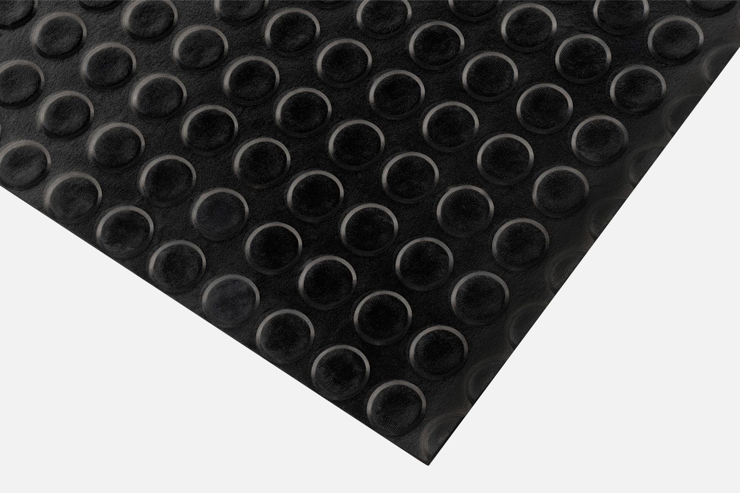 Round Dot Rubber Kennel Flooring By Slip-Not