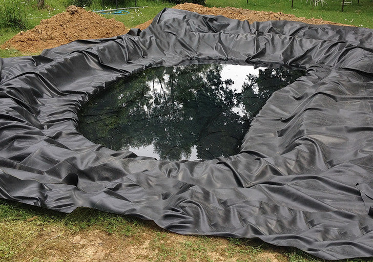 Dim Gray Heavy Duty HDPE Pond Liner 40Year Guarantee Free Underlay