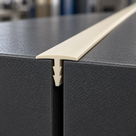 Illustrative use case of vanilla 19mm rigid PVC barbed T section installed between panels