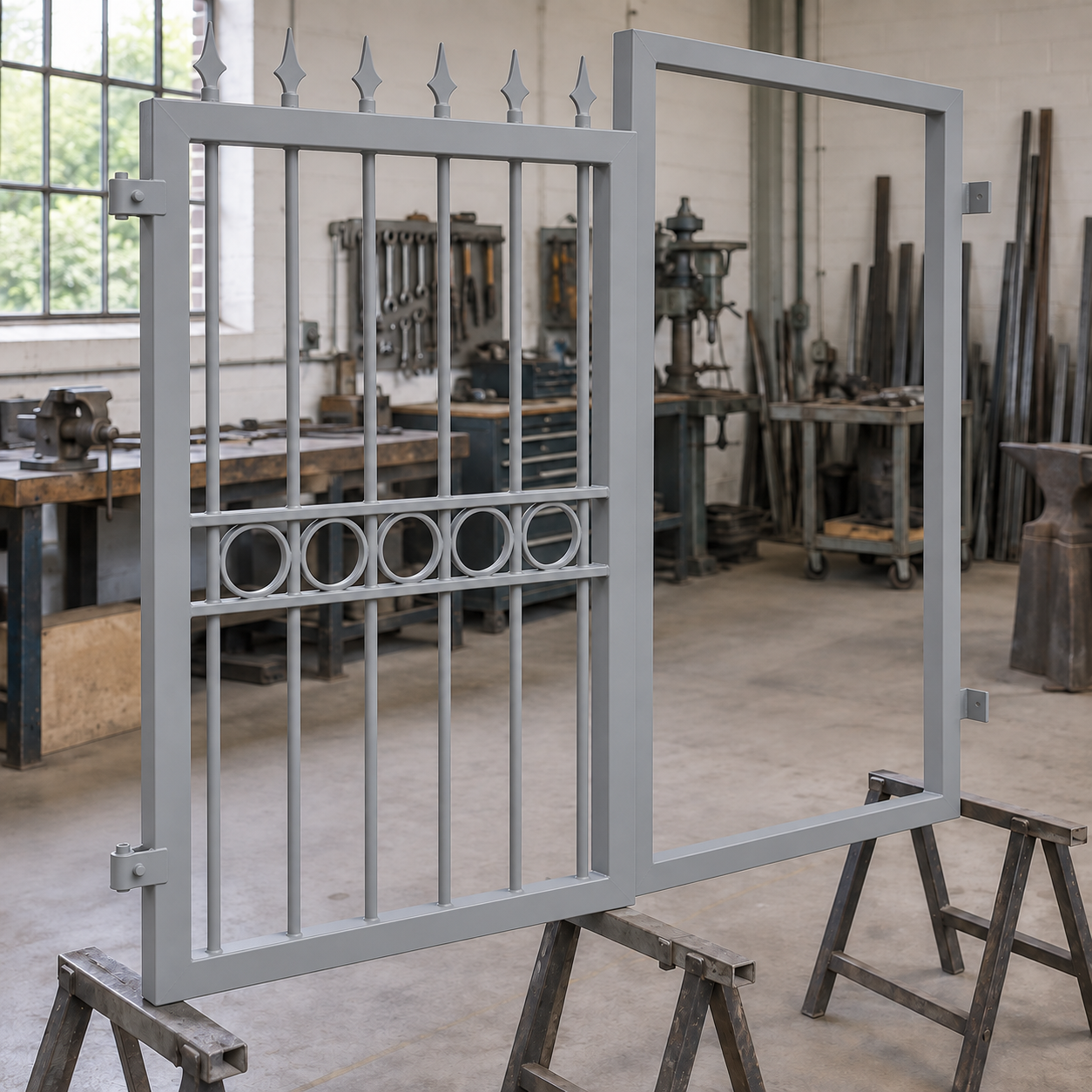 Light Grey illustrative application: Rust-Inhibiting Oxide Primer for Metal & Wood