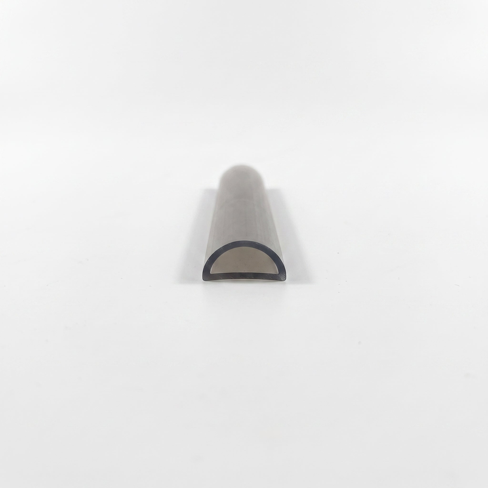 SEAL055G semi-transparent wet room threshold seal - half-round D profile 10mm wide x 5mm tall