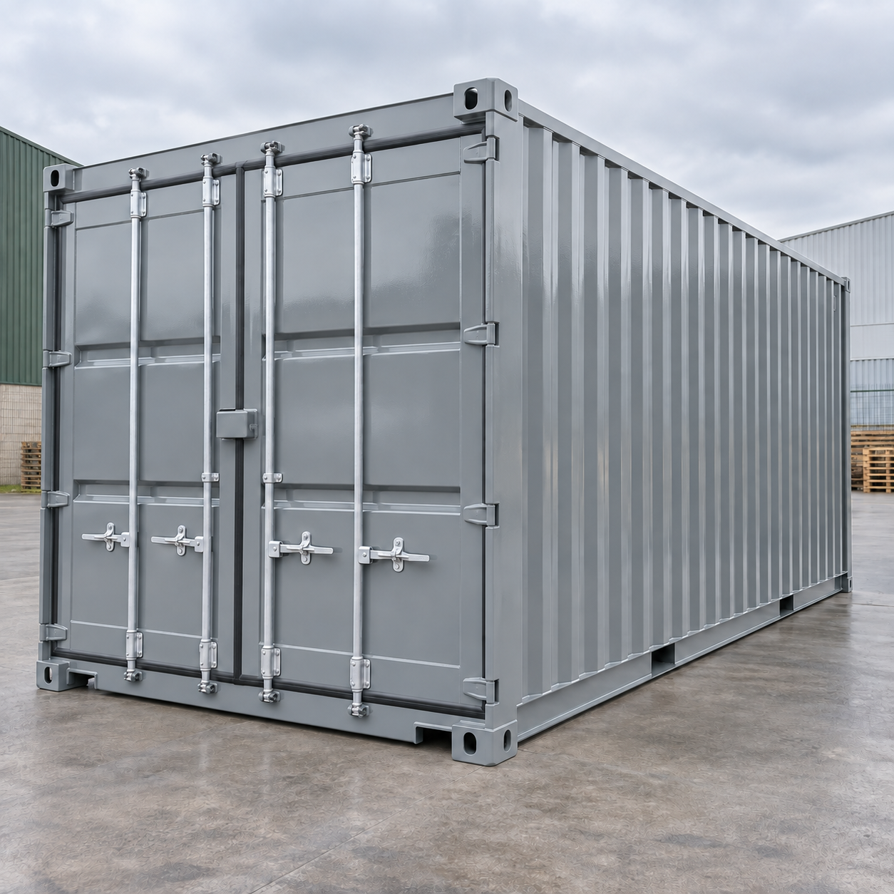 Light Grey illustrative application: Skip & Container Gloss Paint – Exterior Metal Refurbishment