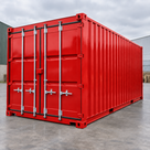 Postal Red illustrative application: Skip & Container Gloss Paint – Exterior Metal Refurbishment