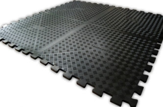 Dark Slate Gray Durasof Interlocking Rubber Gym Mats