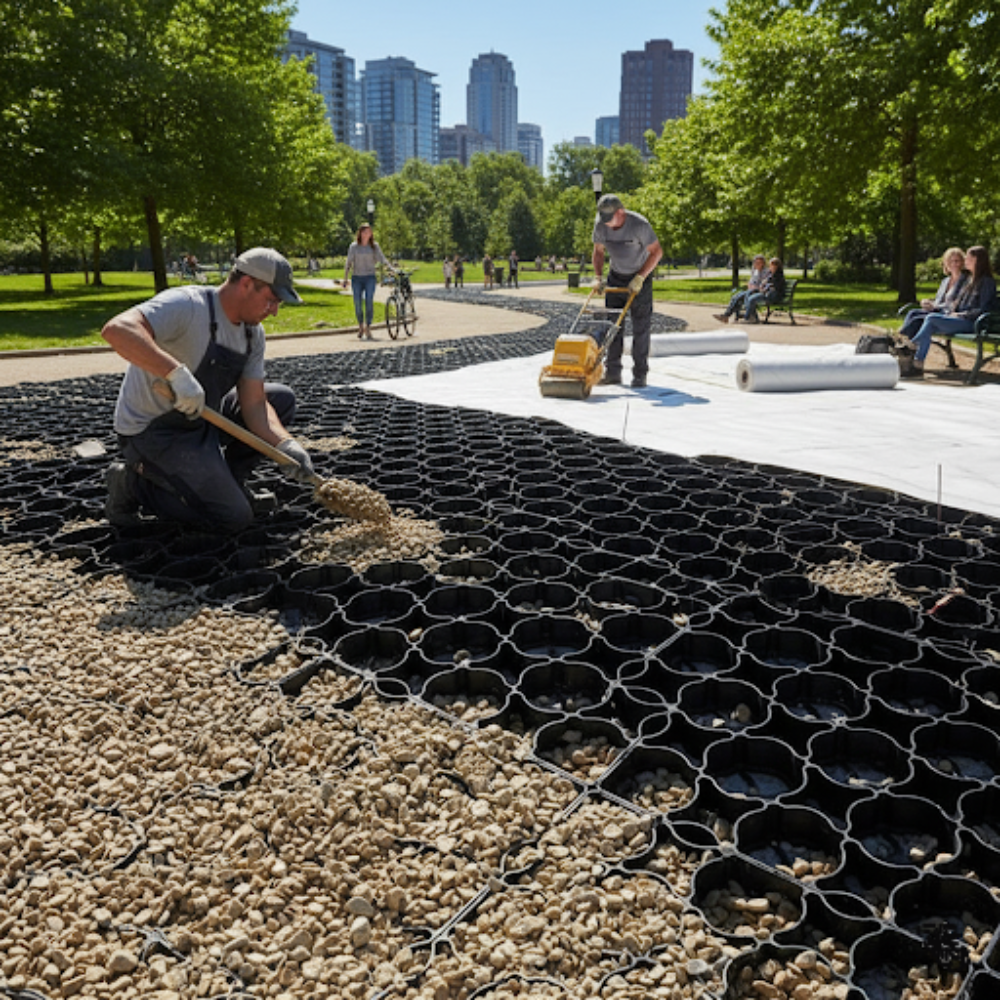 Porous Paving Grid – Recycled Plastic, 333mm x 333mm