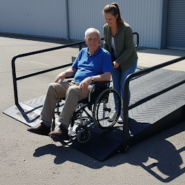 Wheelchair Access Ramp – Heavy Duty, Non-Slip, 10 Tonne Load