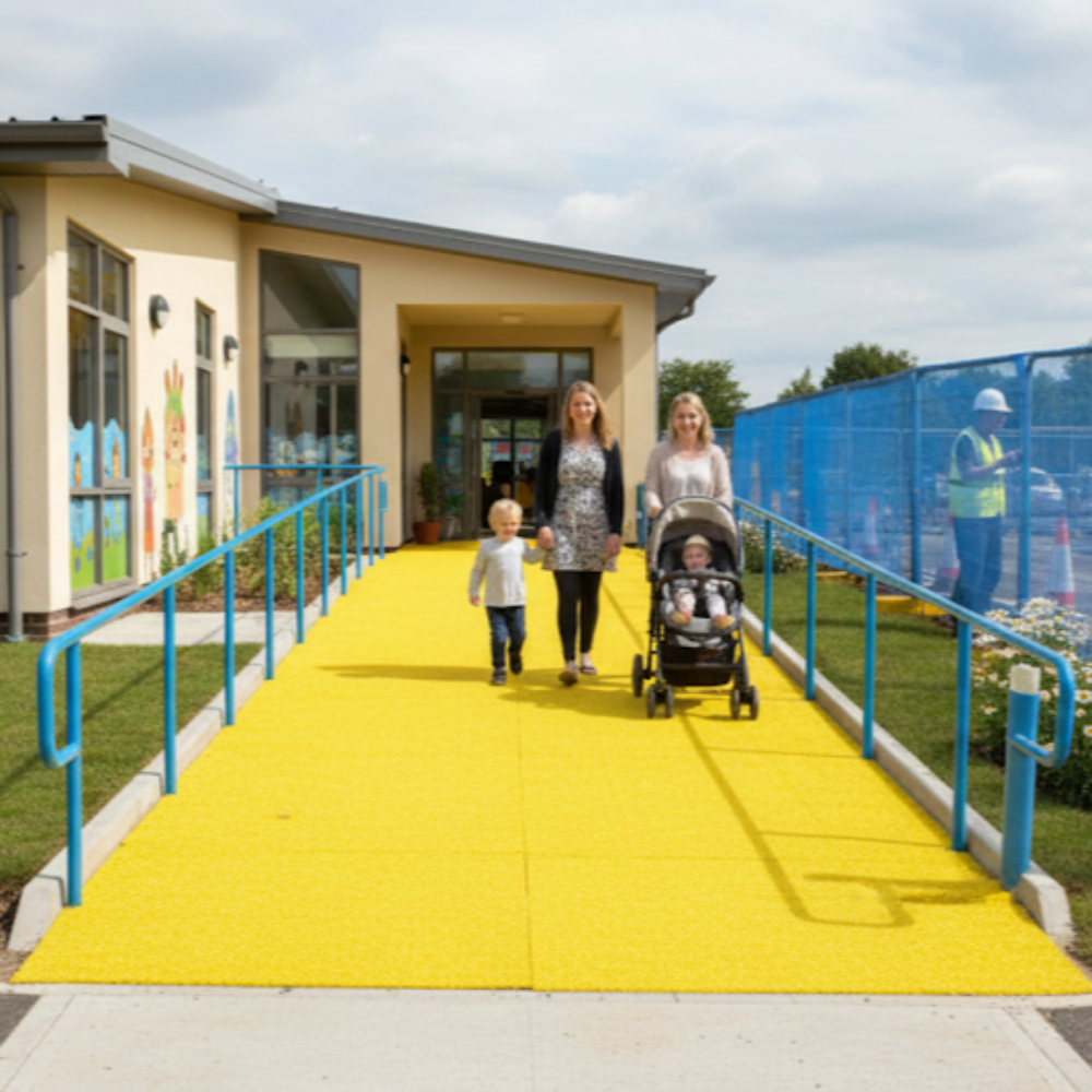 Outdoor PVC Walkway Mat – Anti-Slip Heavy Duty Safety Roll