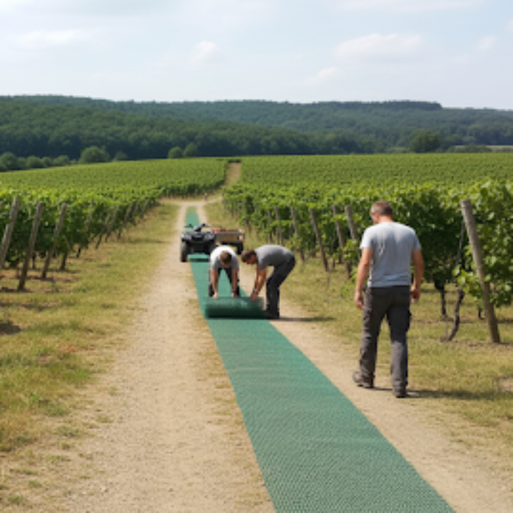 High Strength Grass Reinforcement Mesh – Anti-Slip, 2m x 20m