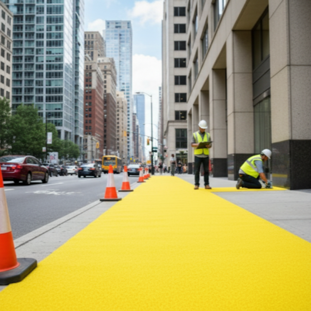 Outdoor PVC Walkway Mat – Anti-Slip Heavy Duty Safety Roll