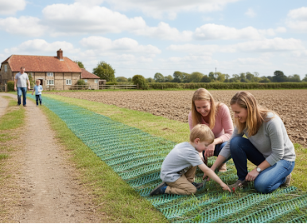 Grass Protection Mesh – Extra Heavy Duty, Non-Slip, 1m x 20m