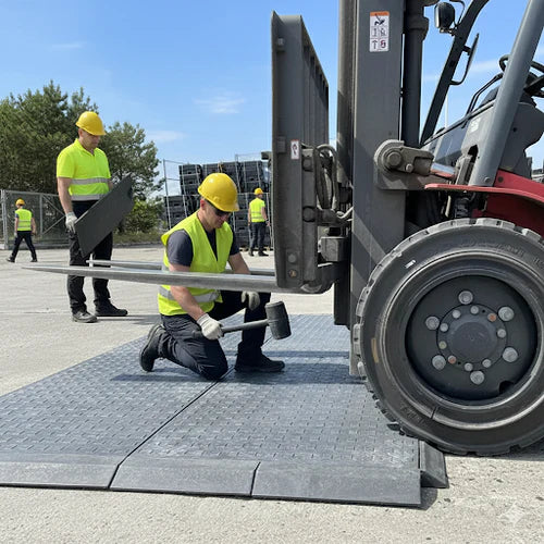 Heavy Duty Recycled Floor Mat with Drainage & Grip – 1200×800mmx22mm