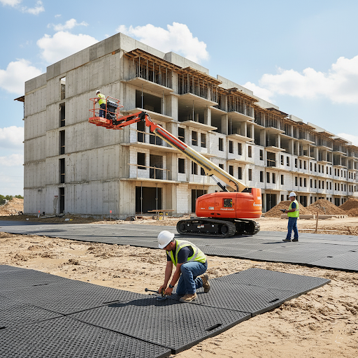 Recycled HDPE Access Mat, Non-Slip, 15 Tonne Capacity