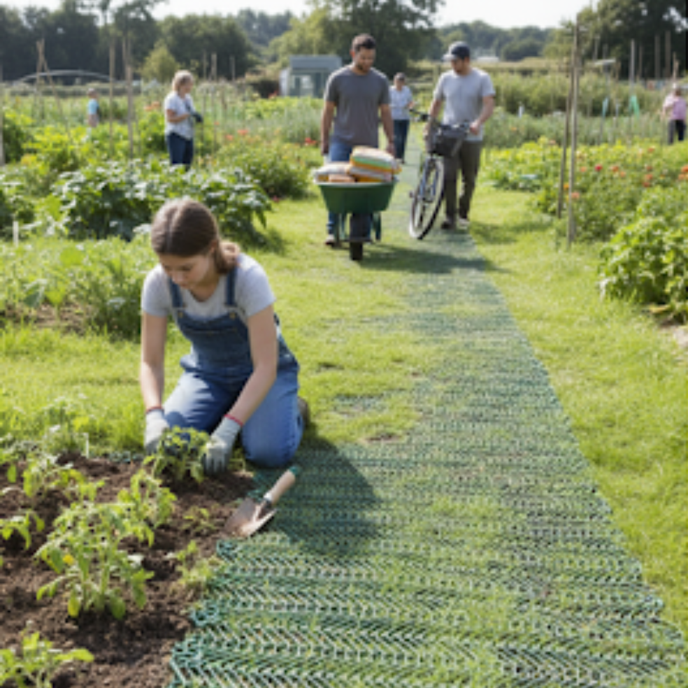 High Strength Grass Reinforcement Mesh – Anti-Slip, 2m x 20m