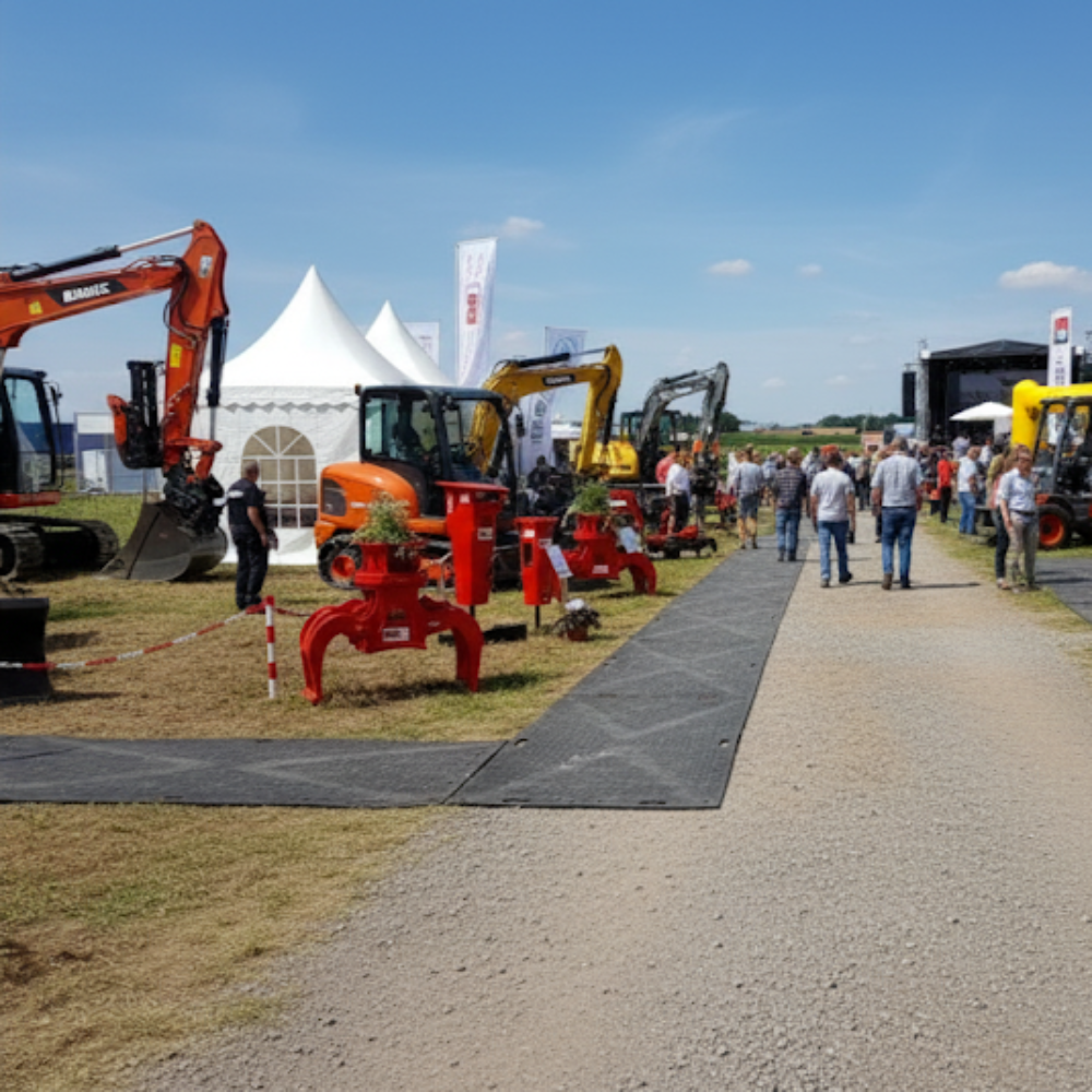 Heavy Duty Access Mat – HDPE, Double-Sided, Non-Slip Grip