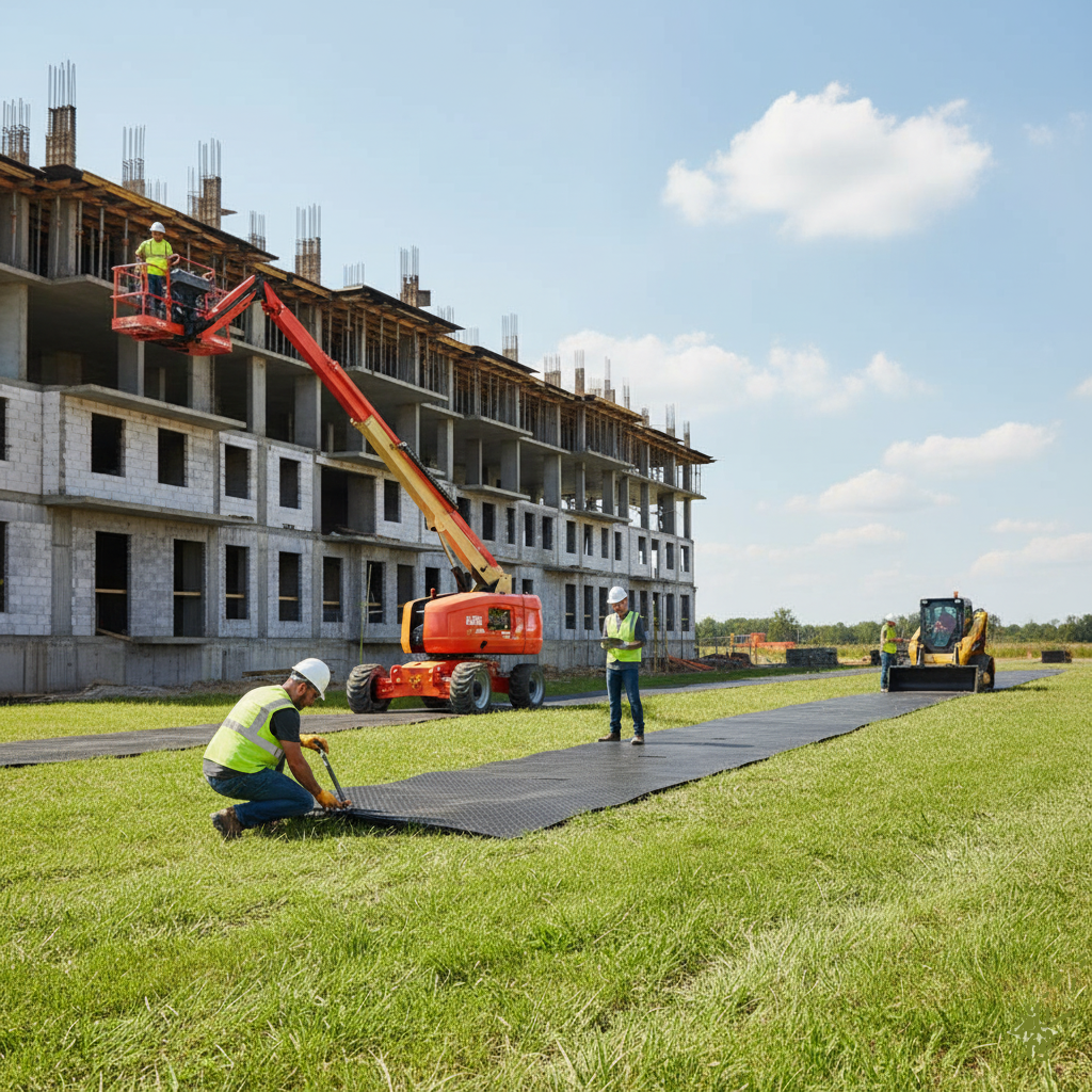 Recycled HDPE Access Mat, Non-Slip, 15 Tonne Capacity