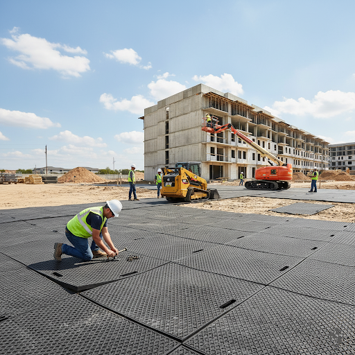 Recycled HDPE Access Mat, Non-Slip, 15 Tonne Capacity