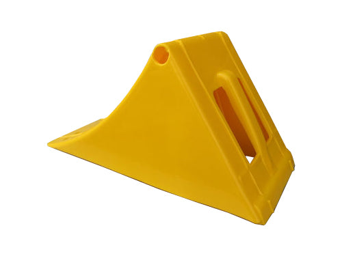 Goldenrod Plastic Wheel chock - 460 x 200 x 220 mm