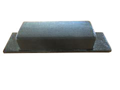 Dark Slate Gray Rubber Tipper Block Pad - 150 x 40 x 30 mm