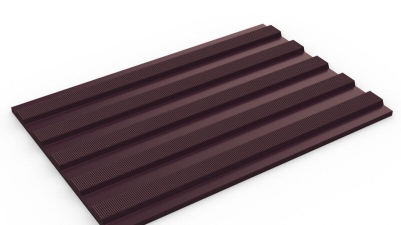 Dark Slate Gray Electrical Insulation Matting Rib Surface and Hard Wearing Mats Slip Resistance Mats