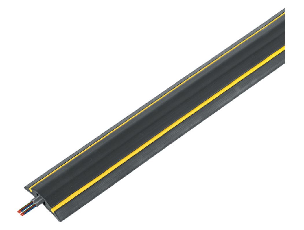 Warning HAZ/1 Black/Yellow - 8mm x 14mm hole